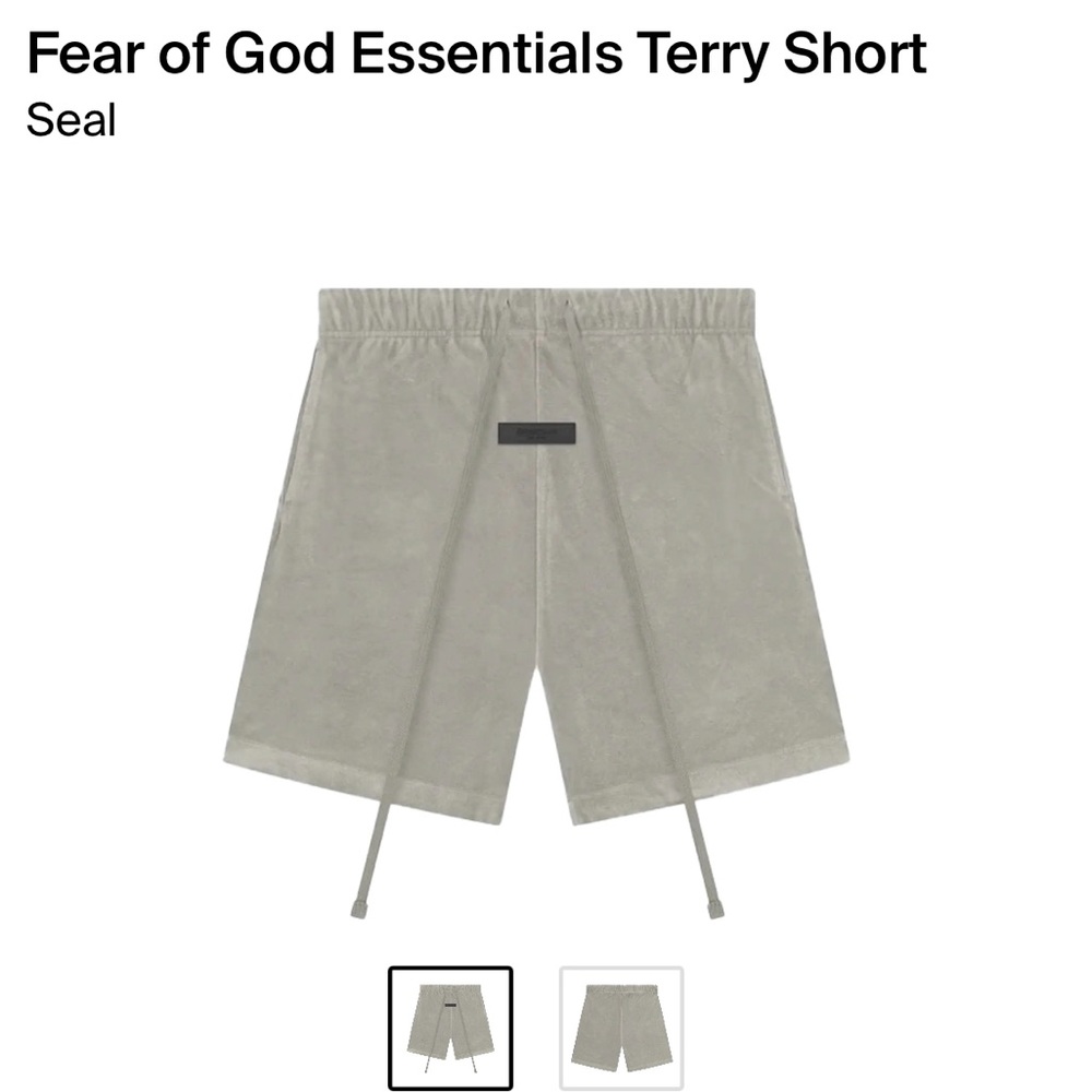 Fear of God Essentials Terry Short Seal